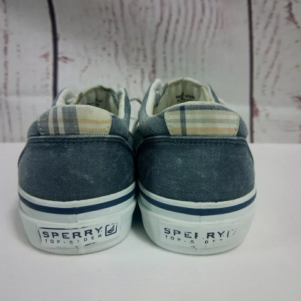 Sperry Top Sider Men's Gray/White Boat Shoes